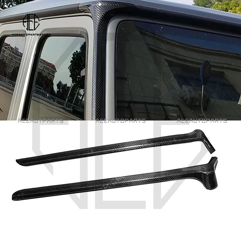 Dry Carbon Fiber Front A Pillars Protective Cover Trim Panel Sticker Fit For Mercedes Benz G Class W463 G63 G500 G550 2019-2022
Dry Carbon Fiber Front A Pillars Protective Cover Trim Panel Sticker Fit For Mercedes Benz G Class W463 G63 G500 G550 2019-2022