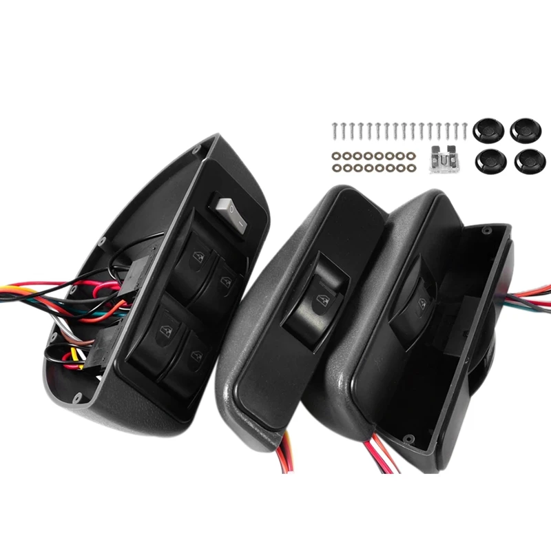 12V Car Universal Crescent Power Window Switch Kit 4-Door Power Window Switch Car Window Kit
12V Car Universal Crescent Power Window Switch Kit 4-Door Power Window Switch Car Window Kit