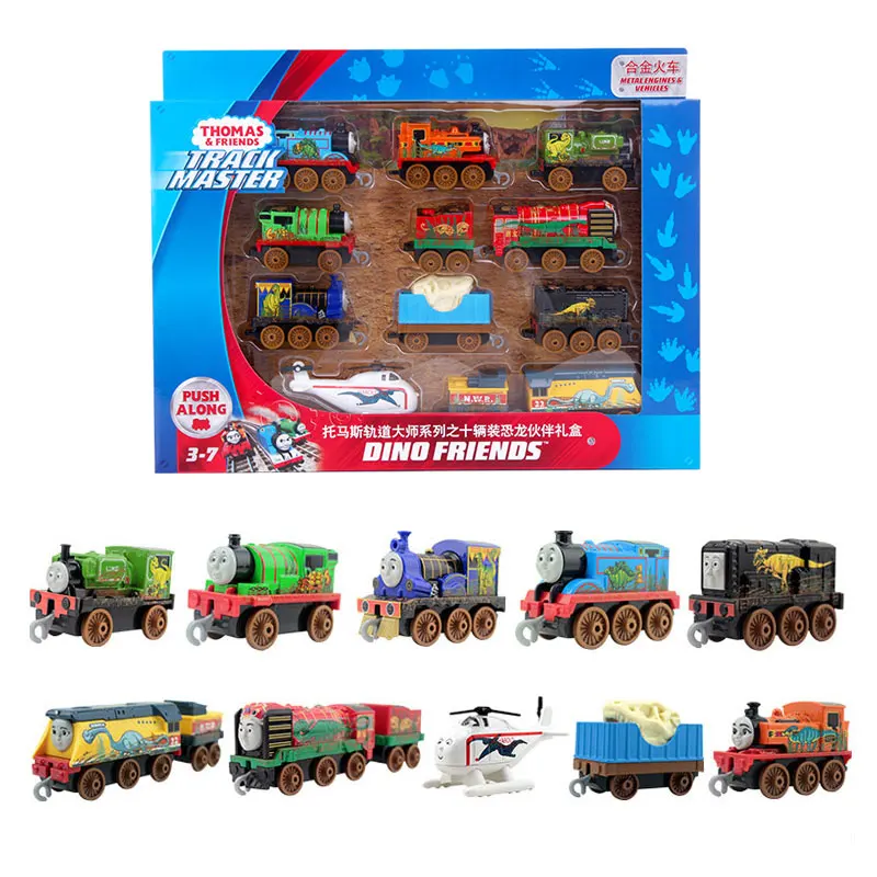 Thomas and Friends Track Master Trains Model Toys Dino Friends Box Set Boy Metal Brinquedos Halloween Christmas Gift GWH15 
Thomas and Friends Track Master Trains Model Toys Dino Friends Box Set Boy Metal Brinquedos Halloween Christmas Gift GWH15