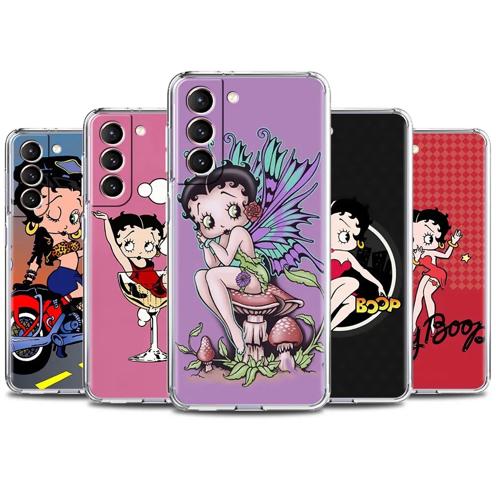 Case For Samsung Galaxy S22 ultra S21+ S20FE S10 Lite S10e S9 S8 Plus s7 edge S30 TPU Phone Cover B-Betty Cartoon Boop Fashion
Case For Samsung Galaxy S22 ultra S21+ S20FE S10 Lite S10e S9 S8 Plus s7 edge S30 TPU Phone Cover B-Betty Cartoon Boop Fashion