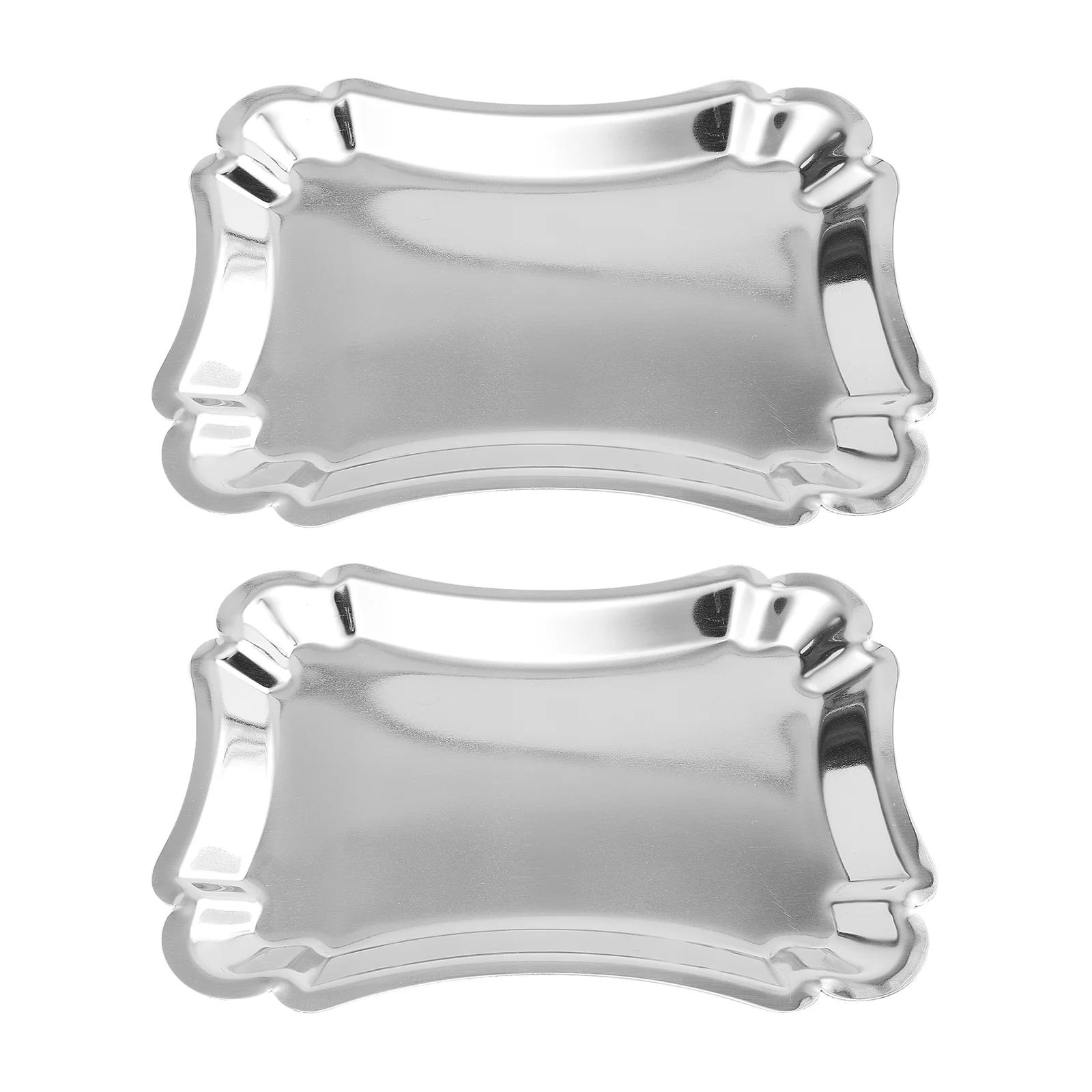 2Pcs Household Vanity Dishes Convenient Vanity Trays Multi-function Dessert Trays
2Pcs Household Vanity Dishes Convenient Vanity Trays Multi-function Dessert Trays