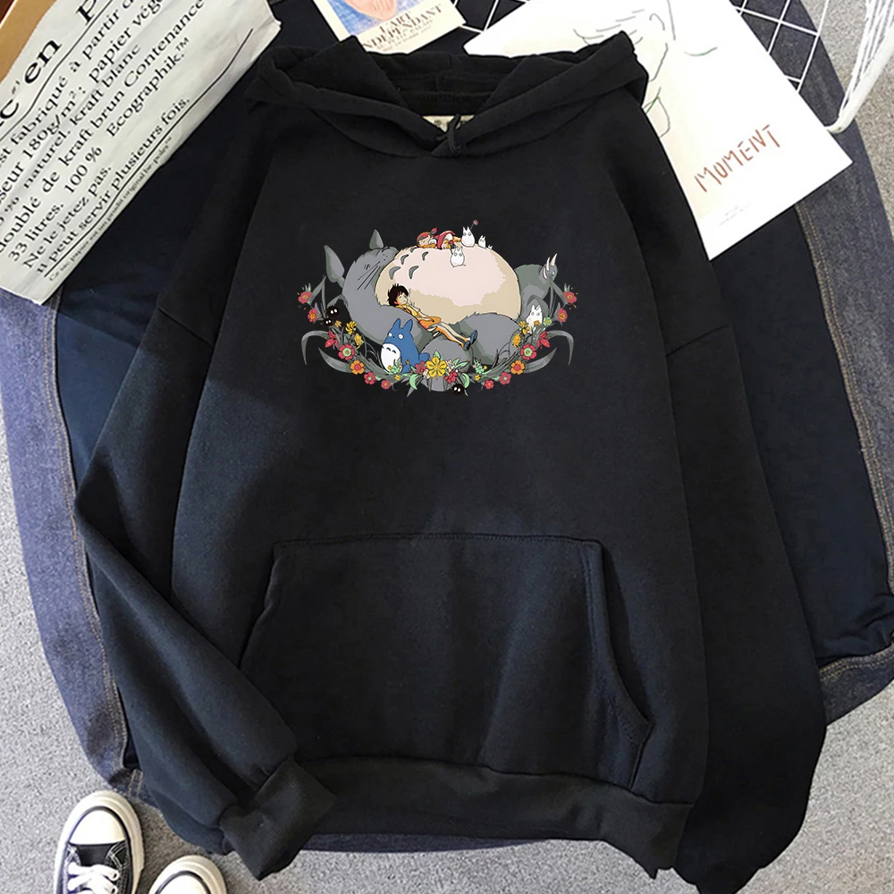 Cartoon Totoro Hoodies Kawaii Japanese Anime Sportswear Women Studio Ghibli Anime Streetwear Harajuku Unisex Sweatshirts Female
Cartoon Totoro Hoodies Kawaii Japanese Anime Sportswear Women Studio Ghibli Anime Streetwear Harajuku Unisex Sweatshirts Female