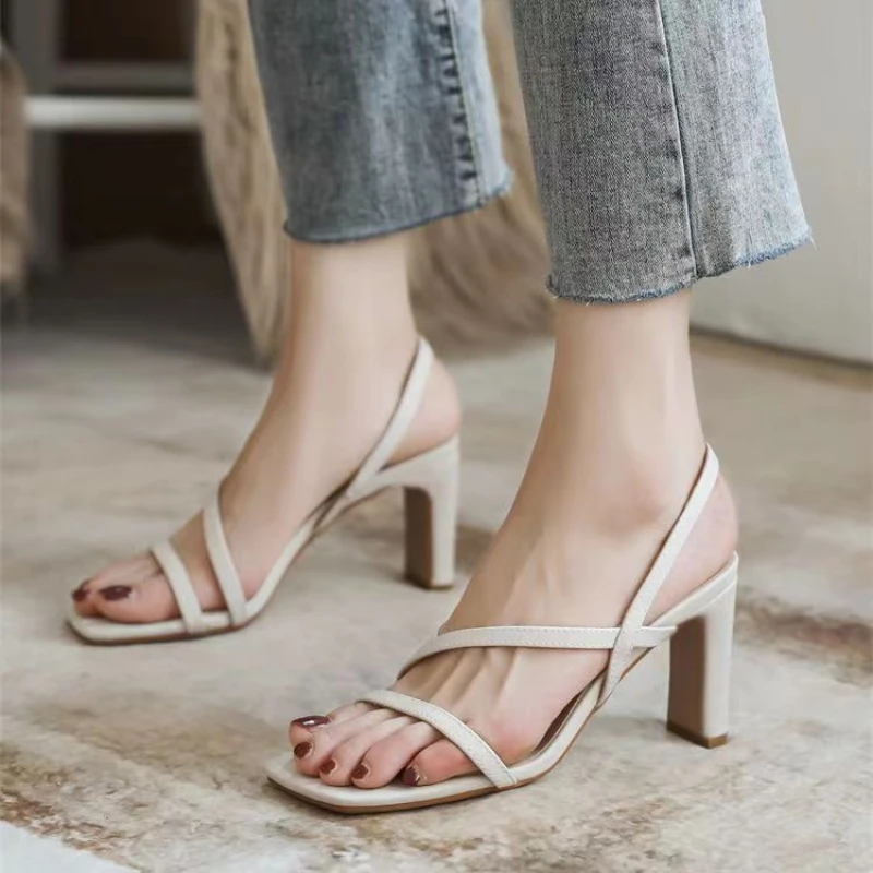 2022 New Summer Ladies Sandals Shoes Fashion Party Dress Ankle Strap Open Toe Thin Heels Women Sandalias Female Luxery Pumps
2022 New Summer Ladies Sandals Shoes Fashion Party Dress Ankle Strap Open Toe Thin Heels Women Sandalias Female Luxery Pumps