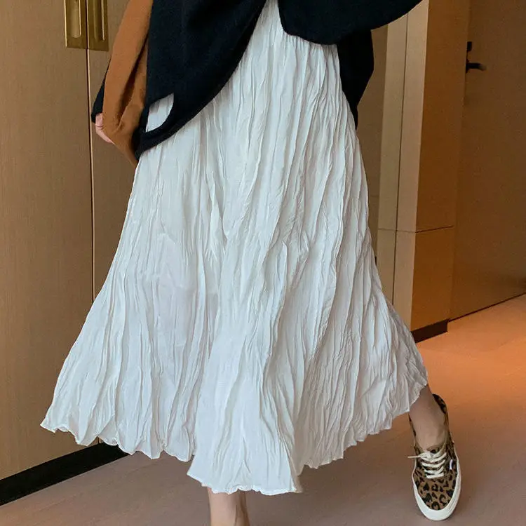 Mid Length Skirt 2021 New Autumn and Winter Pleated Skirt A-line Skirt Pleated Skirt High Waist Thin Cover Hip Fairy Skirt
Mid Length Skirt 2021 New Autumn and Winter Pleated Skirt A-line Skirt Pleated Skirt High Waist Thin Cover Hip Fairy Skirt