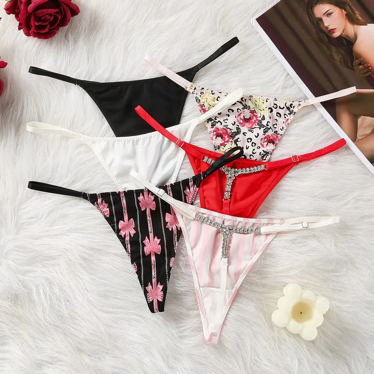 Free shipping new women's underwear women's thong floral multi-style sexy low-waist women's underwear women's thong wholesale
Free shipping new women's underwear women's thong floral multi-style sexy low-waist women's underwear women's thong wholesale