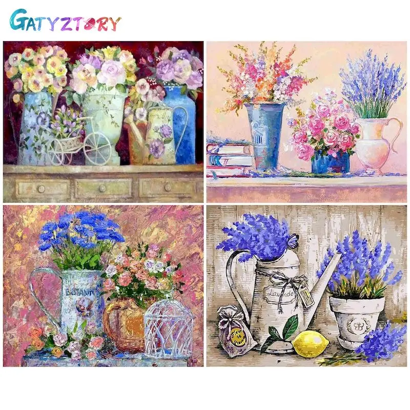 GATYZTORY DIY Pictures By Number Flower in vase Kits Drawing On Canvas Painting By Numbers Flowers Hand Painted Picture Gift Hom
GATYZTORY DIY Pictures By Number Flower in vase Kits Drawing On Canvas Painting By Numbers Flowers Hand Painted Picture Gift Hom