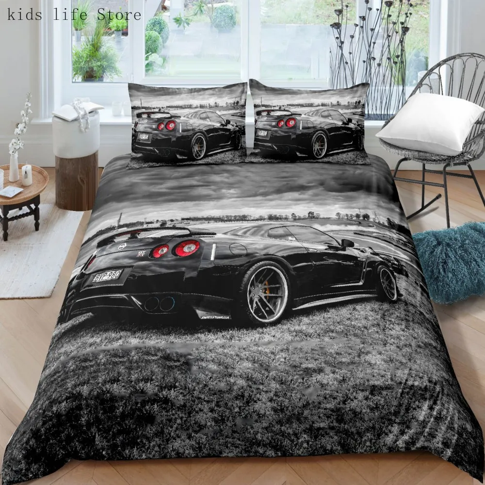 Black Cool Sports Car Bedding Set Fashion Bedclothes Luxury Duvet Cover Single Double Size For Boys Adults Men Bedroom Decor
Black Cool Sports Car Bedding Set Fashion Bedclothes Luxury Duvet Cover Single Double Size For Boys Adults Men Bedroom Decor