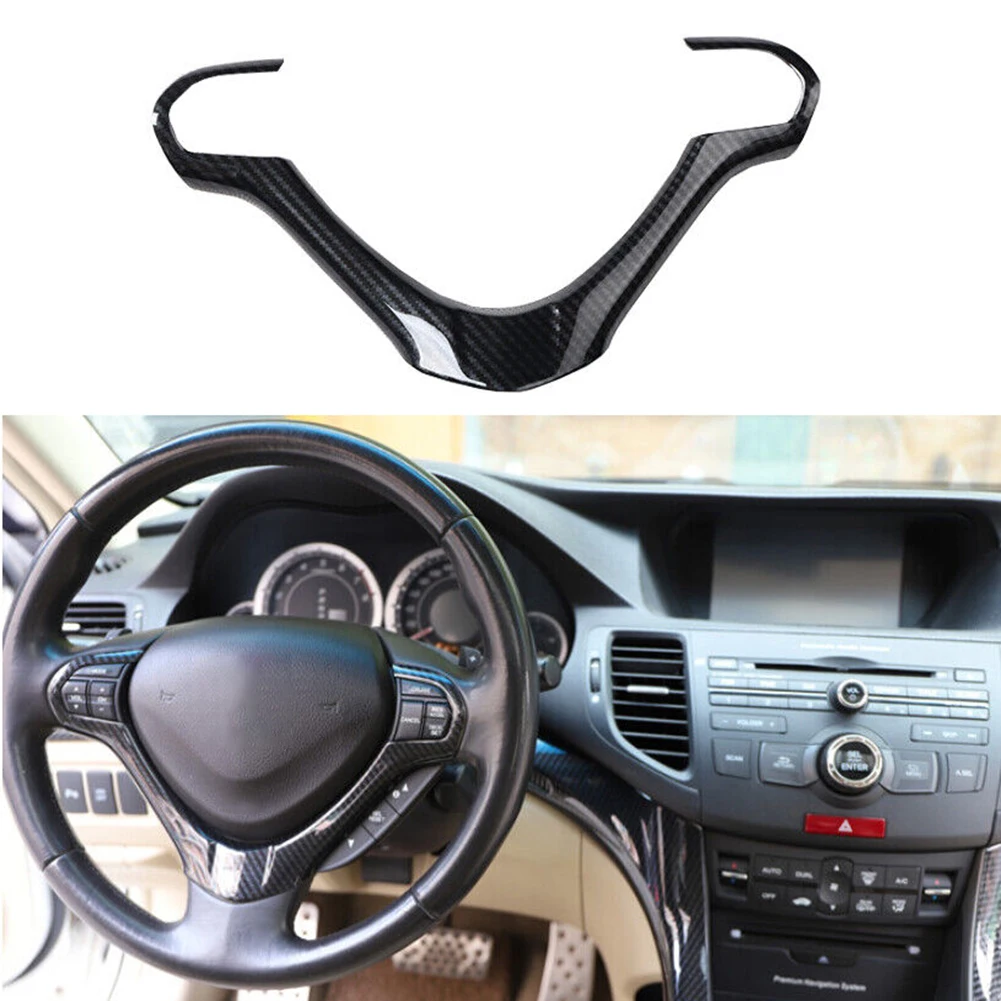 1PCS Car Inner Carbon Fiber Steering Wheel Strip Cover Trim For Acura TSX 2009-2014 Car Interior Accessories
1PCS Car Inner Carbon Fiber Steering Wheel Strip Cover Trim For Acura TSX 2009-2014 Car Interior Accessories