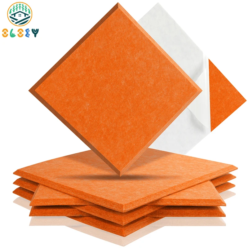 Acoustic Isolation 6 Pcs 3d Self-adhesive Square Soundproofing Acoustic Panel Absorcion Sound Proof Wall Panels For Music Studio
Acoustic Isolation 6 Pcs 3d Self-adhesive Square Soundproofing Acoustic Panel Absorcion Sound Proof Wall Panels For Music Studio