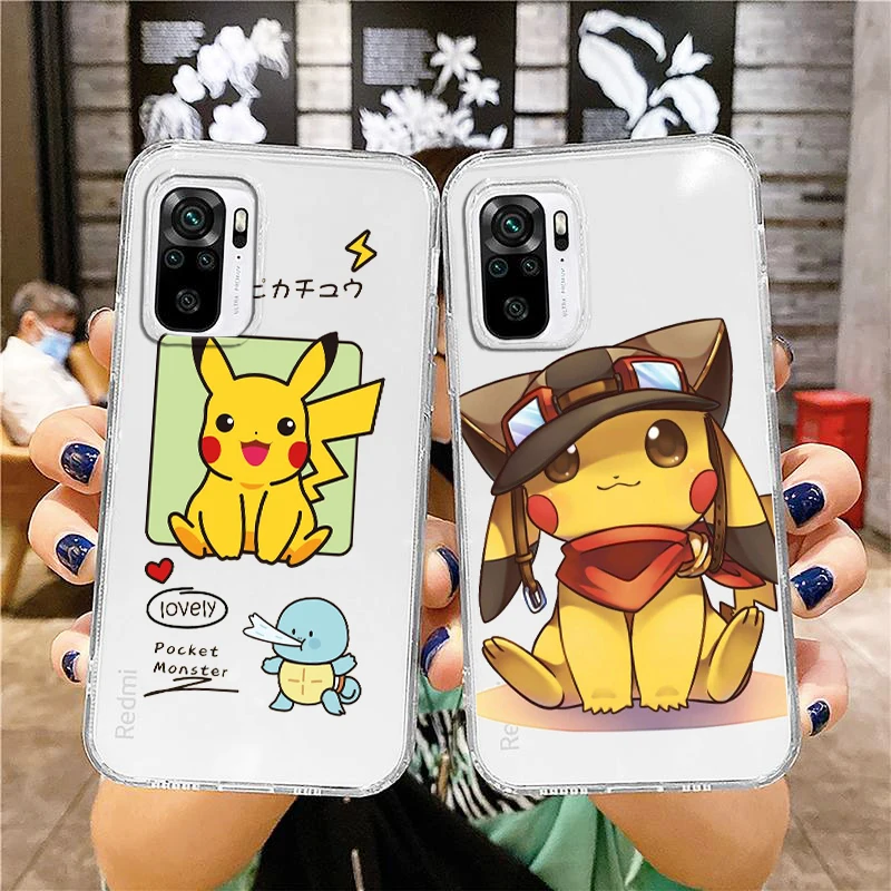 Cartoon P-Pikachu Cute For Xiaomi Redmi Note 12 10 11 9 Pro Plus Speed 11S 11T 10S 9T 5G Transparent Phone Case Cover
Cartoon P-Pikachu Cute For Xiaomi Redmi Note 12 10 11 9 Pro Plus Speed 11S 11T 10S 9T 5G Transparent Phone Case Cover