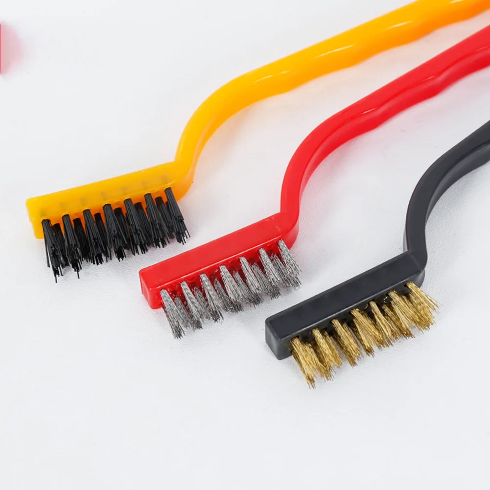 3pcs Steel Wire Brush Set Metal Fibe Brass Nylon Gas Stove Cleaning Polishing Rust Brushes Copper Toothbrush Kitchen Hand Tool
3pcs Steel Wire Brush Set Metal Fibe Brass Nylon Gas Stove Cleaning Polishing Rust Brushes Copper Toothbrush Kitchen Hand Tool