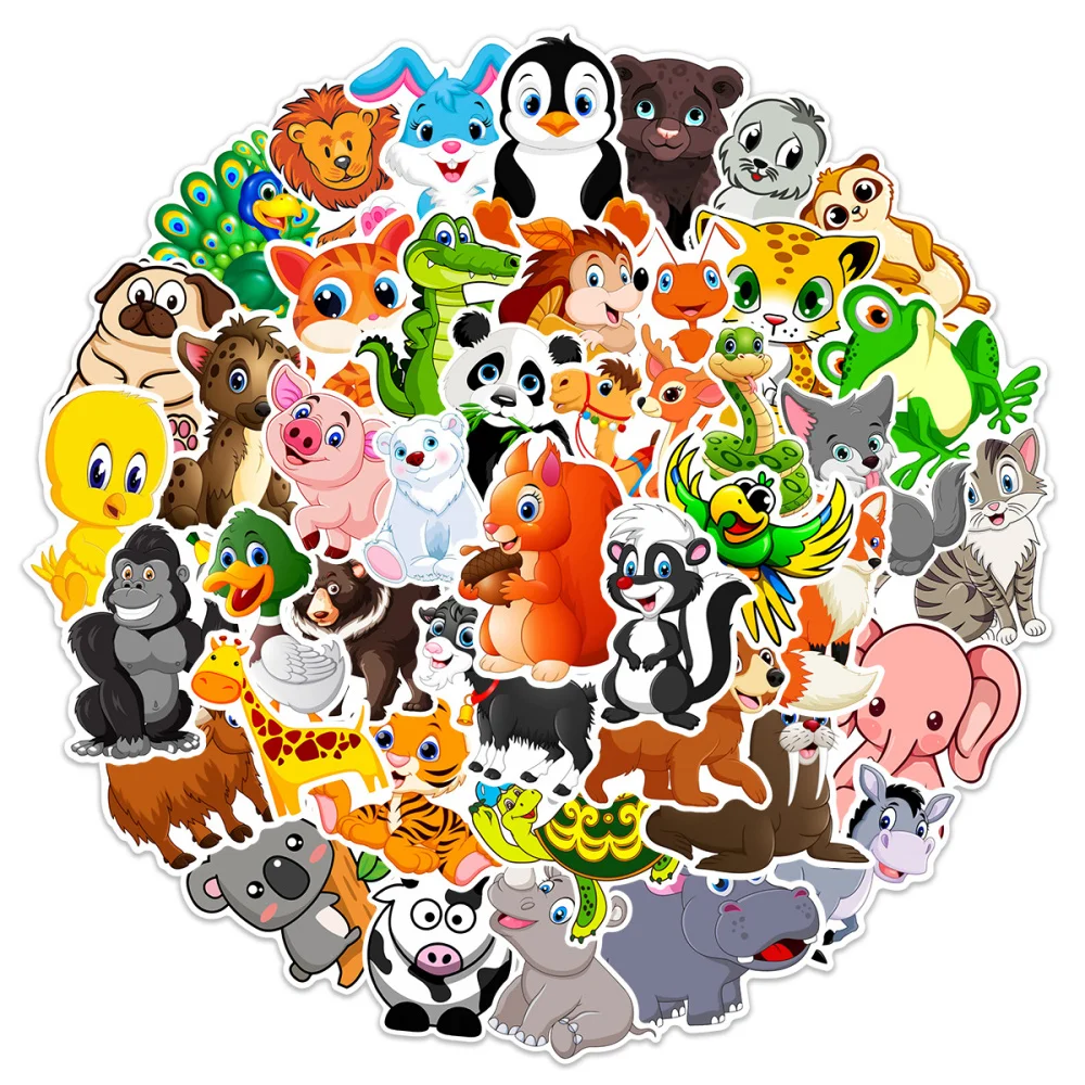 10/30/50PCS Cute Cartoon Animal Stickers Toy Kawaii Decals Decoration Skateboard Laptop Phone Notebook Bike Car Kids DIY Sticker
10/30/50PCS Cute Cartoon Animal Stickers Toy Kawaii Decals Decoration Skateboard Laptop Phone Notebook Bike Car Kids DIY Sticker