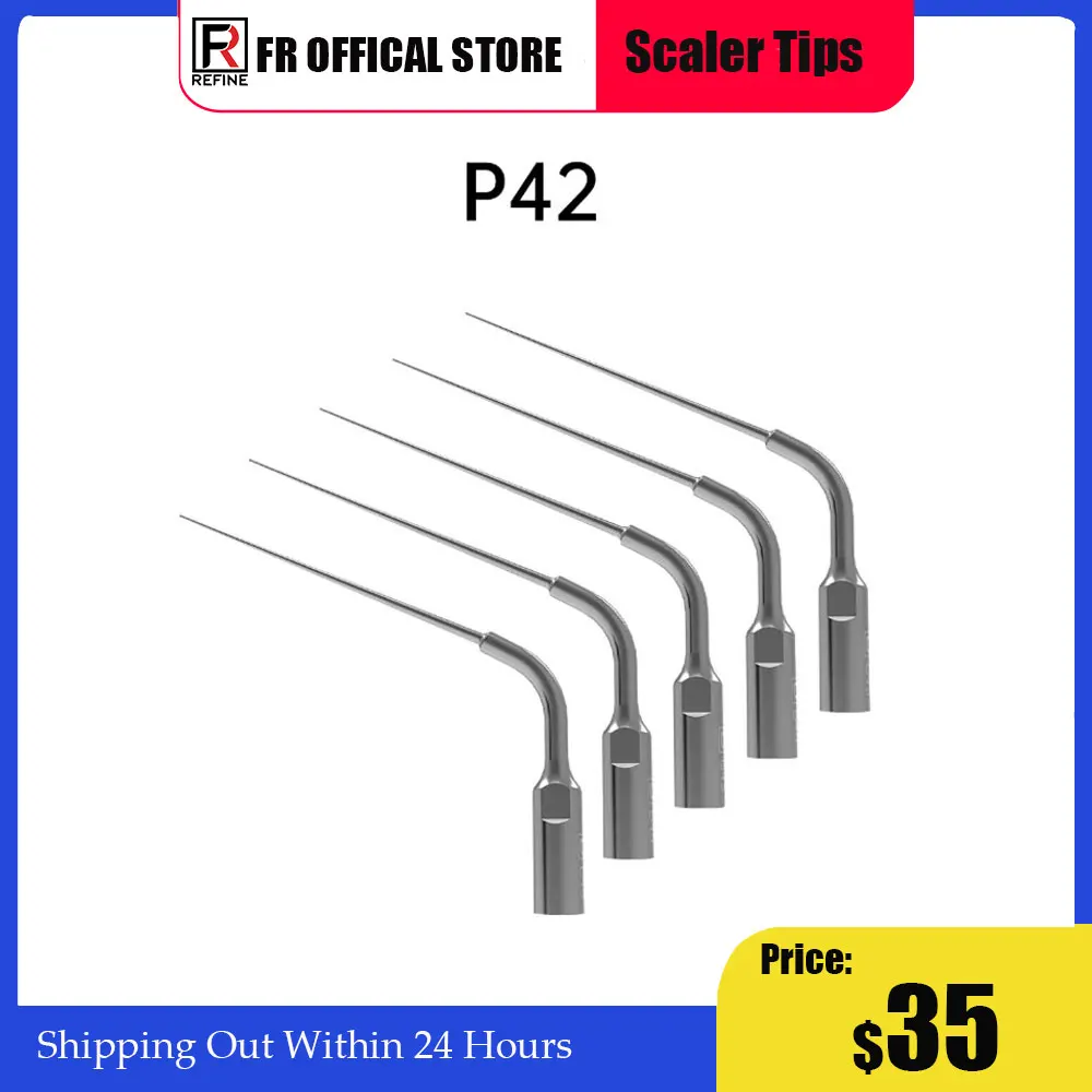 REFINE 1pcs Ultrasonic Activator Tip scaler tip for VAT-3 for EIGHTEETH Ultrasonic Activator P42
REFINE 1pcs Ultrasonic Activator Tip scaler tip for VAT-3 for EIGHTEETH Ultrasonic Activator P42