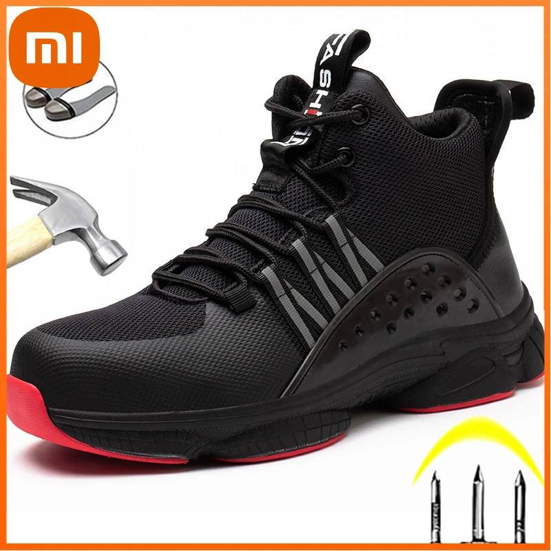 XIAOMI Safety Shoes Men Puncture-Proof Protective Shoes Work Sneakers Steel Toe Men Shoes Anti-smash Work Boots Size 48 50
XIAOMI Safety Shoes Men Puncture-Proof Protective Shoes Work Sneakers Steel Toe Men Shoes Anti-smash Work Boots Size 48 50