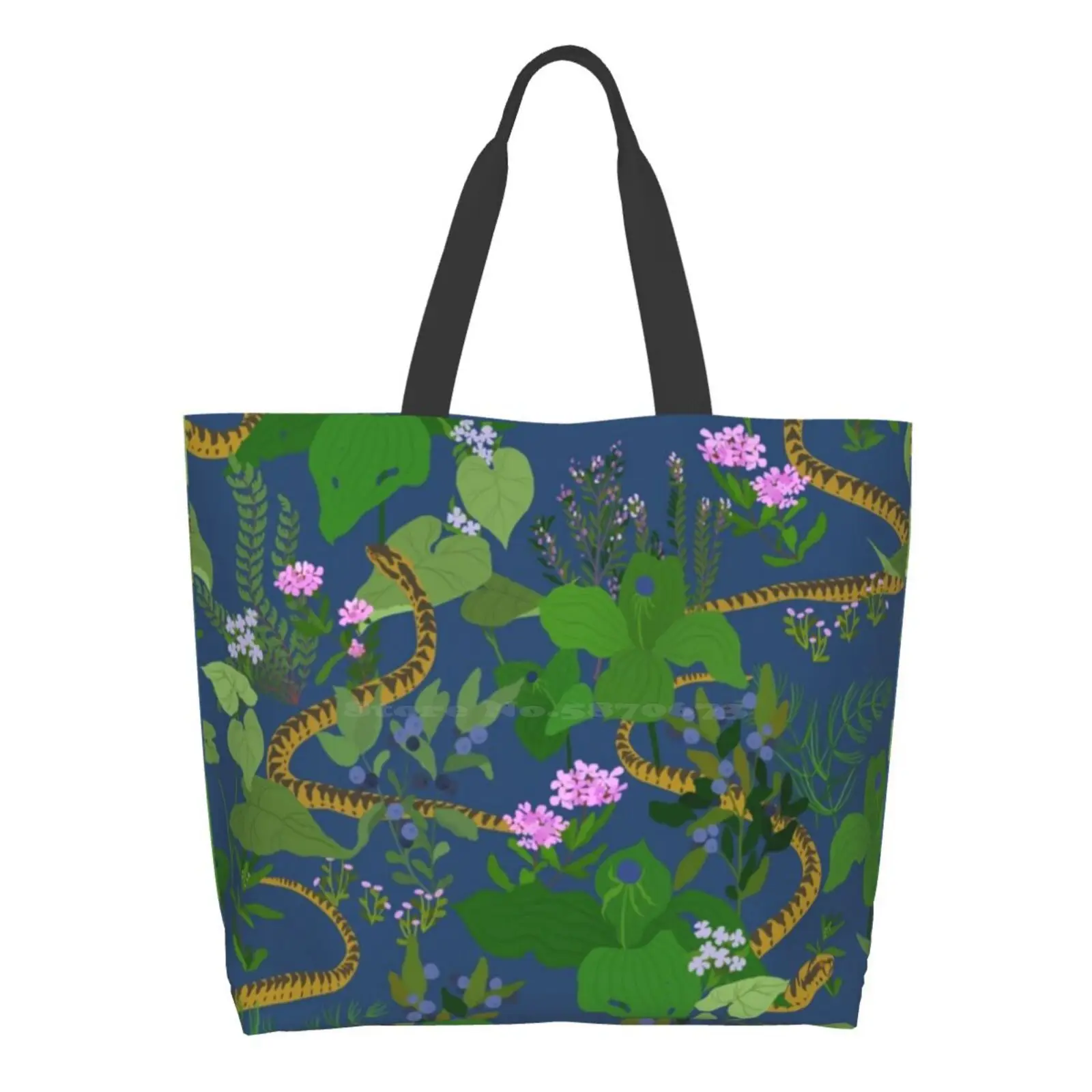 Bilberry Forest Printed Casual Tote Large Capacity Female Handbags Pattern Forest Nature Bilberry Blueberry Berries Snake Snake
Bilberry Forest Printed Casual Tote Large Capacity Female Handbags Pattern Forest Nature Bilberry Blueberry Berries Snake Snake