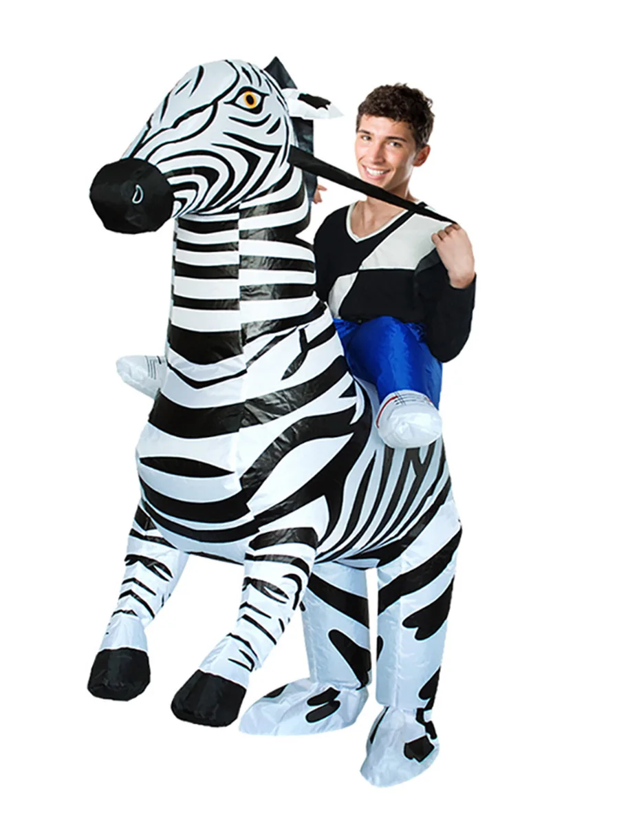 JYZCOS Animal Cospaly Inflatable Costume Zebra Giraffe Adult Cosplay Mascot Purim Halloween Carnival Play Role Suit
JYZCOS Animal Cospaly Inflatable Costume Zebra Giraffe Adult Cosplay Mascot Purim Halloween Carnival Play Role Suit