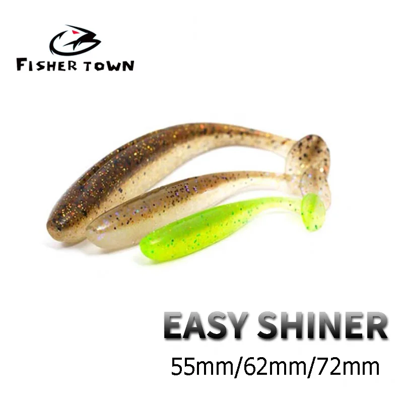 10 шт. Easy Shiner мягкие приманки 55 мм 62 мм 72 мм 130 мм приманки для рыбной ловли двухцветная силиконовая приманка T-образный хвост воблеры
10 шт. Easy Shiner мягкие приманки 55 мм 62 мм 72 мм 130 мм приманки для рыбной ловли двухцветная силиконовая приманка T-образный хвост воблеры
