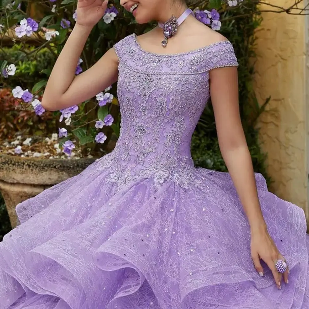 Съемные светло-фиолетовые платья для Quinceanera с длинным рукавом, бальное платье принцессы, кружевные бусины, блестки, для вечеринки, милые 15 мн...
Съемные светло-фиолетовые платья для Quinceanera с длинным рукавом, бальное платье принцессы, кружевные бусины, блестки, для вечеринки, милые 15 мн...