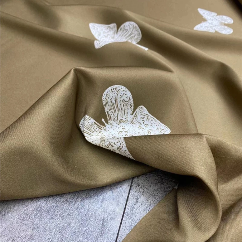 Stretch Twill Mulberry Silk Fabric Spring Summer Spandex Cool Breathable Silky Drape Print Skirt Shirt Cloth by the Meter
Stretch Twill Mulberry Silk Fabric Spring Summer Spandex Cool Breathable Silky Drape Print Skirt Shirt Cloth by the Meter