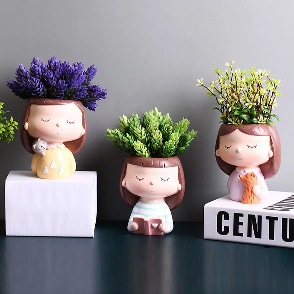 Resin Girl Vase Flower Pot Nordic Planter Basket Flower Vase For Home Garden Balcony Decoration 2022 New
Resin Girl Vase Flower Pot Nordic Planter Basket Flower Vase For Home Garden Balcony Decoration 2022 New