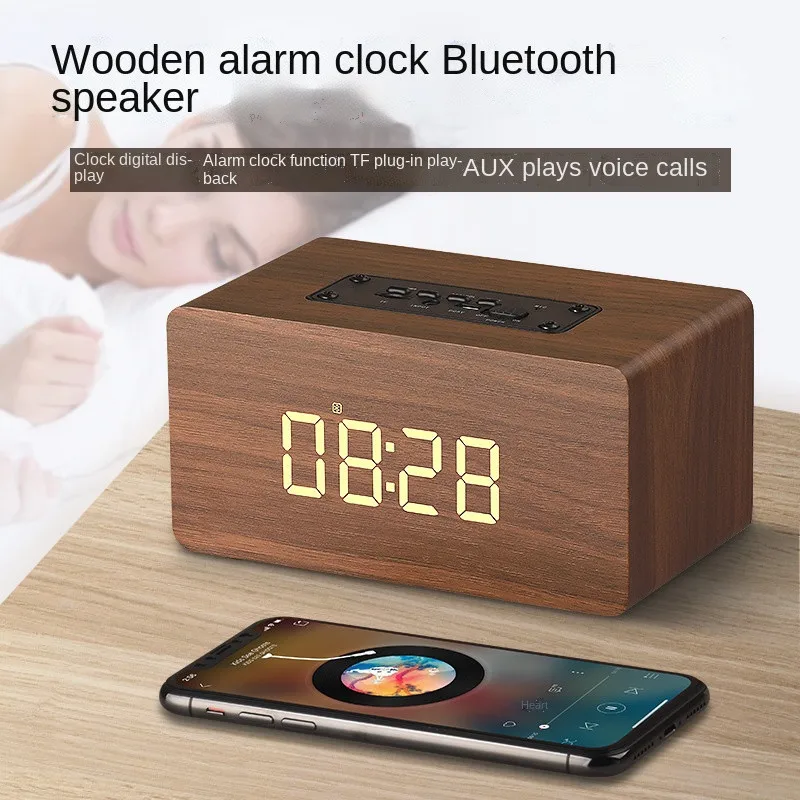 Настольные часы W5c, портативный Bluetooth динамик с креативным будильником и сабвуфером для дома
Настольные часы W5c, портативный Bluetooth динамик с креативным будильником и сабвуфером для дома