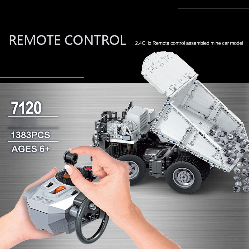 Mailackers 1383PCS Mining Truck Building Blocks 1:40 High Difficulty Assembled Technical RC Car Bricks Vehicle Model Toys Gifts
Mailackers 1383PCS Mining Truck Building Blocks 1:40 High Difficulty Assembled Technical RC Car Bricks Vehicle Model Toys Gifts
