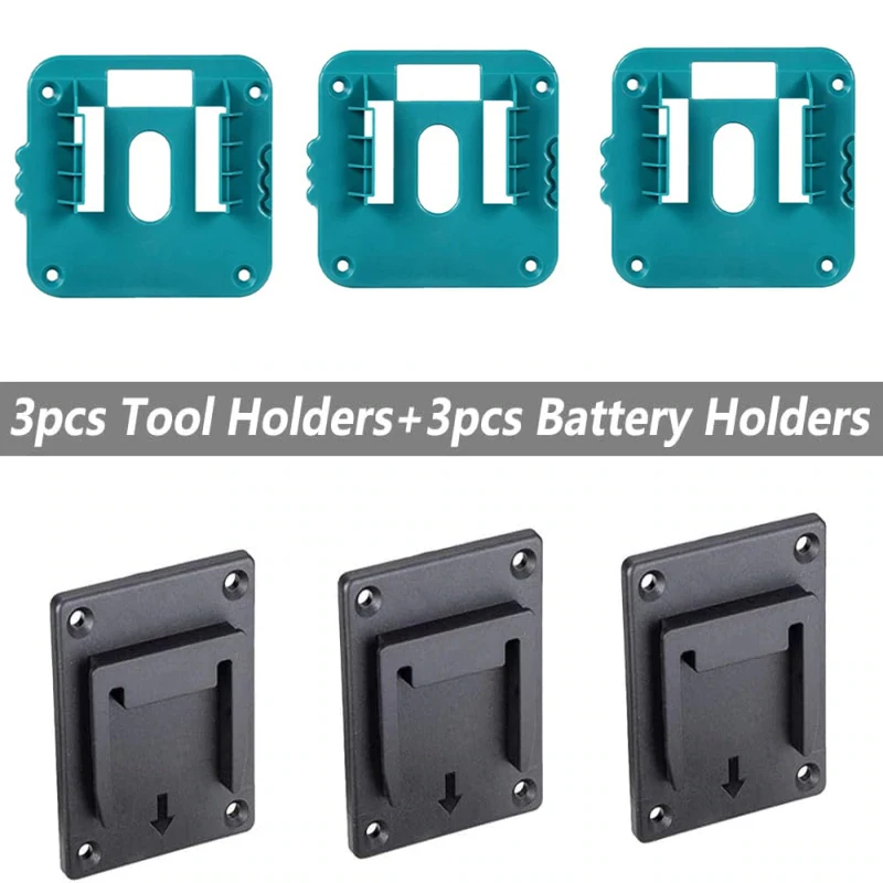 3pcs Electric Tool Holders and Battery Mounts Dock Holder For Makita 18V Li-ion Battery Tools Drill Mount Holders with Screws
3pcs Electric Tool Holders and Battery Mounts Dock Holder For Makita 18V Li-ion Battery Tools Drill Mount Holders with Screws
