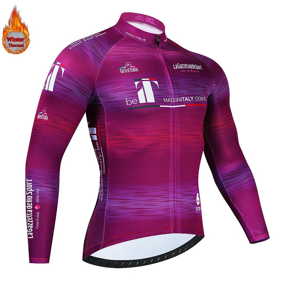 Tour Of Italy Winter Thermal Fleece Cycling jersey Set Men's Jersey Suit Ciclismo Pro MTB Bicycle Clothing MTB Bike Jersey Kit
Tour Of Italy Winter Thermal Fleece Cycling jersey Set Men's Jersey Suit Ciclismo Pro MTB Bicycle Clothing MTB Bike Jersey Kit
