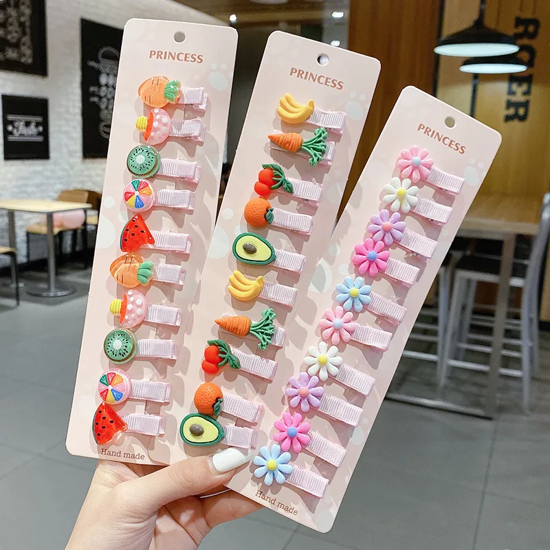 10 PCS 2023 New Children Hairpin Fruit Hair Clips Baby Side Bangs Clip for Kawaii Girls Headdress Hair Accessories Baby Bows
10 PCS 2023 New Children Hairpin Fruit Hair Clips Baby Side Bangs Clip for Kawaii Girls Headdress Hair Accessories Baby Bows