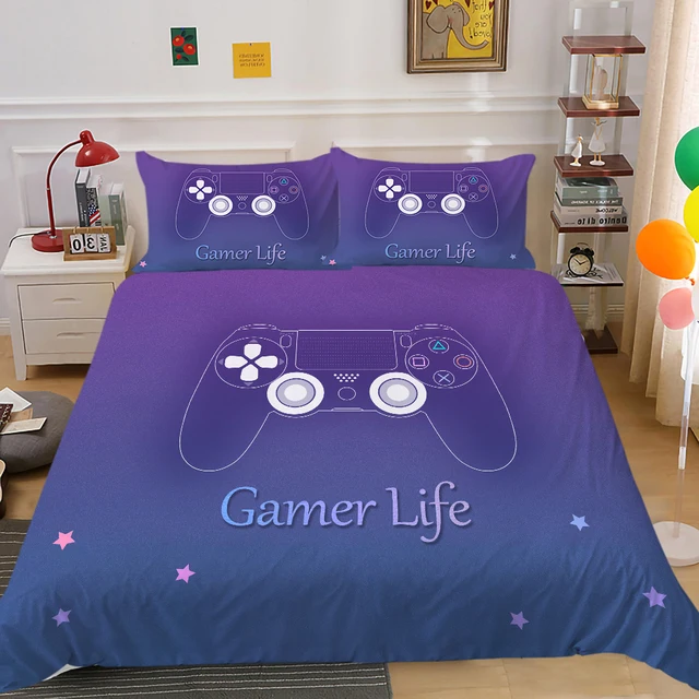 Fashion Bedding Set 2/3pcs 3D Digital Gamer Printing Duvet Cover Sets 1 Quilt Cover + 1/2 Pillowcases Kits
Fashion Bedding Set 2/3pcs 3D Digital Gamer Printing Duvet Cover Sets 1 Quilt Cover + 1/2 Pillowcases Kits