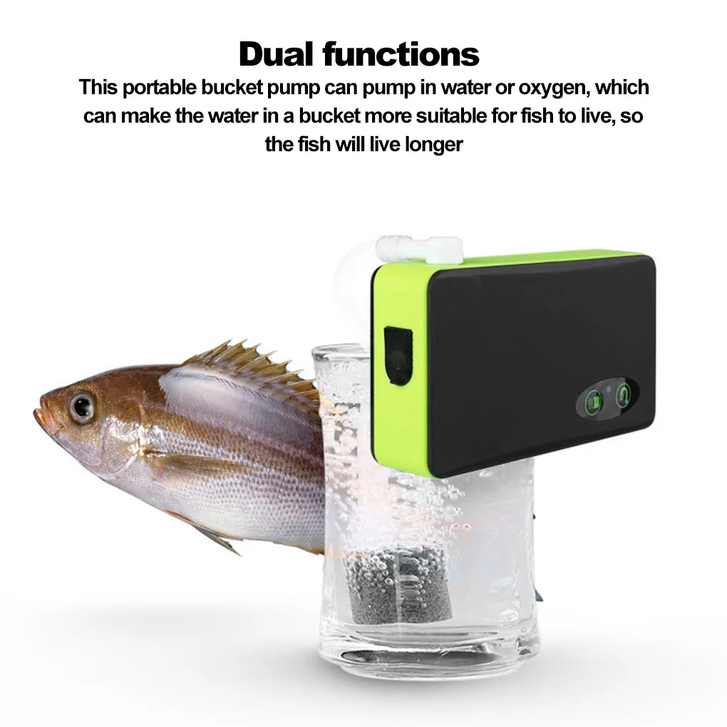 Oxygen Water Pump Fishtank Aquarium Submersible Aeration Pump Portable Aerator Fishing Tool
Oxygen Water Pump Fishtank Aquarium Submersible Aeration Pump Portable Aerator Fishing Tool