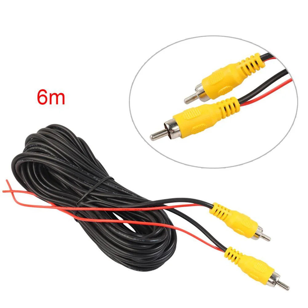 1 Set Car Video RCA Extension Cable For Rear View Backup Camera Detection Wire Black White Car Video Cable
1 Set Car Video RCA Extension Cable For Rear View Backup Camera Detection Wire Black White Car Video Cable
