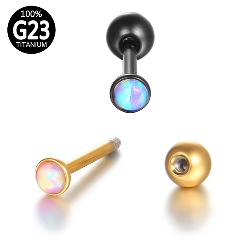 Tragus Piercing Titanium Cartilage Daith Helix Zircon Charming Septum Lip Stud G23 Clicker Tragus Opal Earrings Body Jewelry
Tragus Piercing Titanium Cartilage Daith Helix Zircon Charming Septum Lip Stud G23 Clicker Tragus Opal Earrings Body Jewelry
