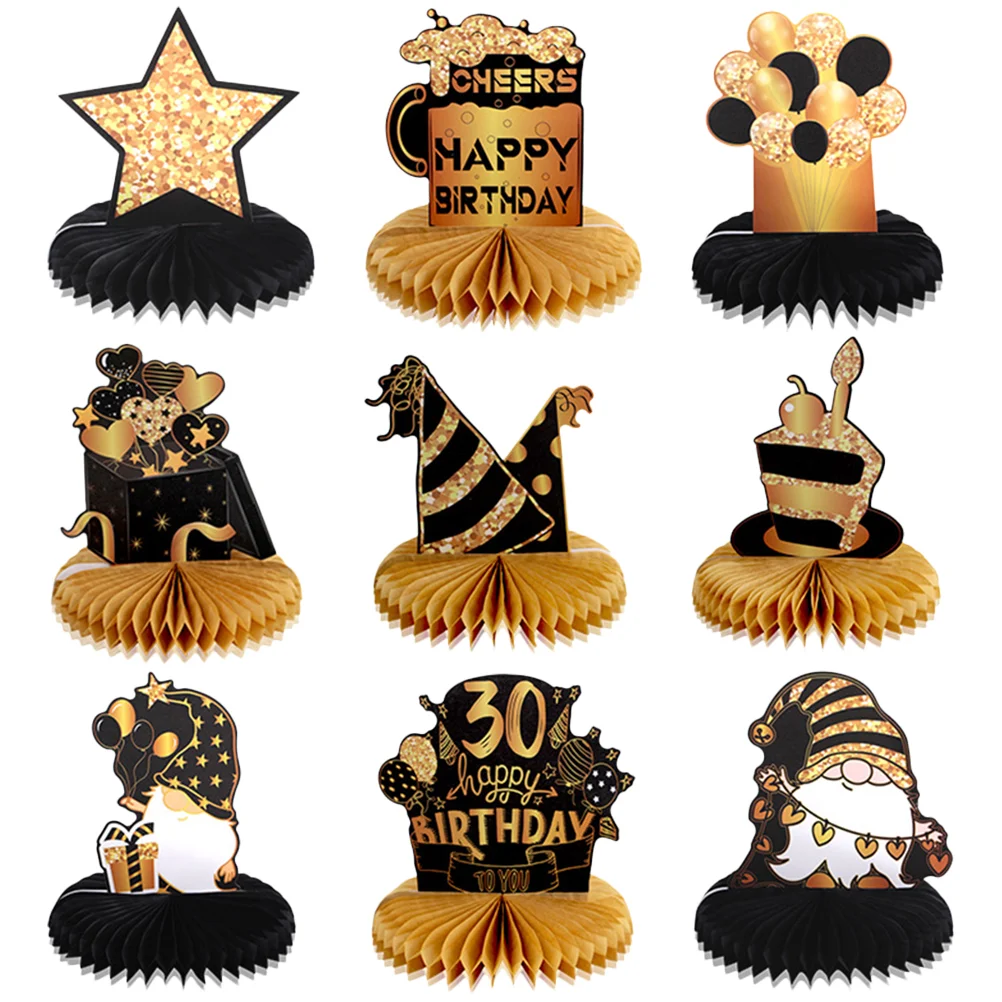 Birthday 30Th Honeycomb Decorations Table Happy Centerpieces Gold Party Toppers Decoration Supplies Black Men Ornament
Birthday 30Th Honeycomb Decorations Table Happy Centerpieces Gold Party Toppers Decoration Supplies Black Men Ornament