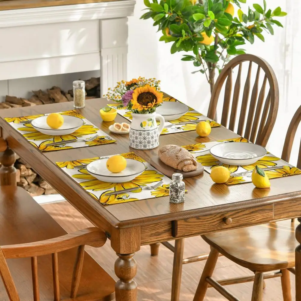 Party Table Runner Delicate Flower Bee Printed Flax Indoor Outdoor Dinner Party Table Cover Dining Room Supplies
Party Table Runner Delicate Flower Bee Printed Flax Indoor Outdoor Dinner Party Table Cover Dining Room Supplies