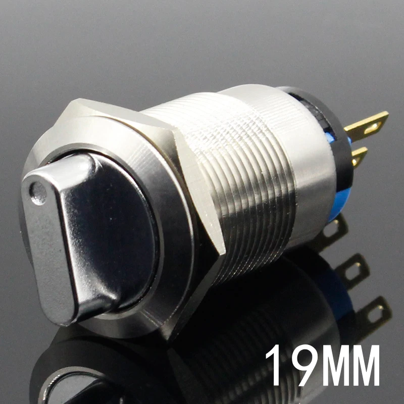 19mm 2 3 Position Switch Push Button Switch DPDT Metal selector Rotary Switch with Waterproof Stainless Steel
19mm 2 3 Position Switch Push Button Switch DPDT Metal selector Rotary Switch with Waterproof Stainless Steel