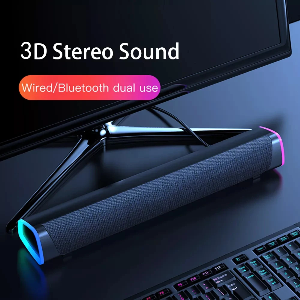 3D компьютерный динамик объемная звуковая панель Bluetooth-динамик 5 0 проводной