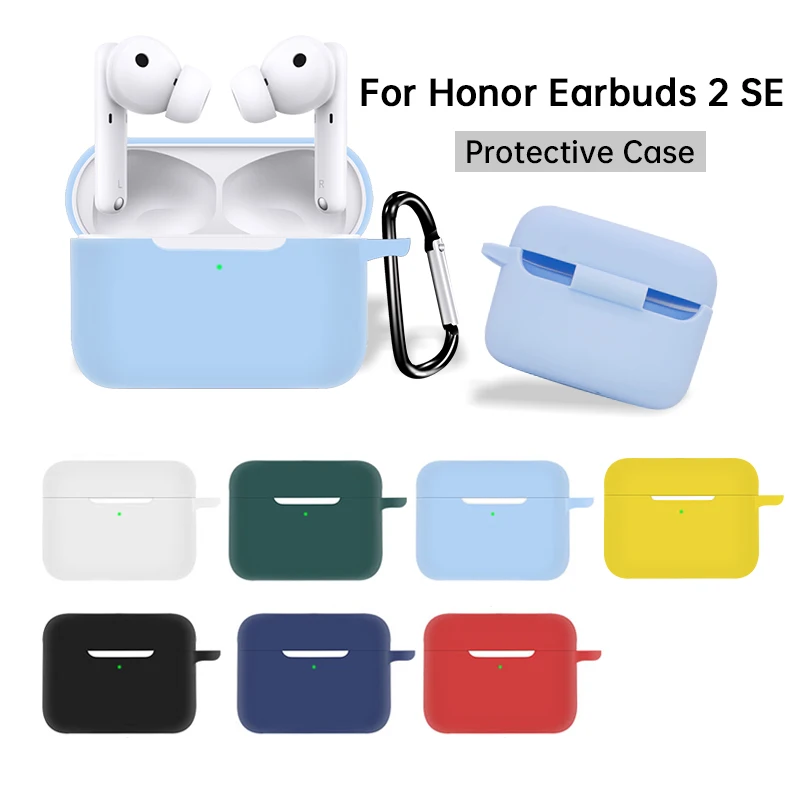 1PC Soft Silicone Protective Sleeve For Huawei Honor Earbuds 2 SE TWS Wireless Earphone Cover Charging Box For Honor Earbuds 2SE
1PC Soft Silicone Protective Sleeve For Huawei Honor Earbuds 2 SE TWS Wireless Earphone Cover Charging Box For Honor Earbuds 2SE