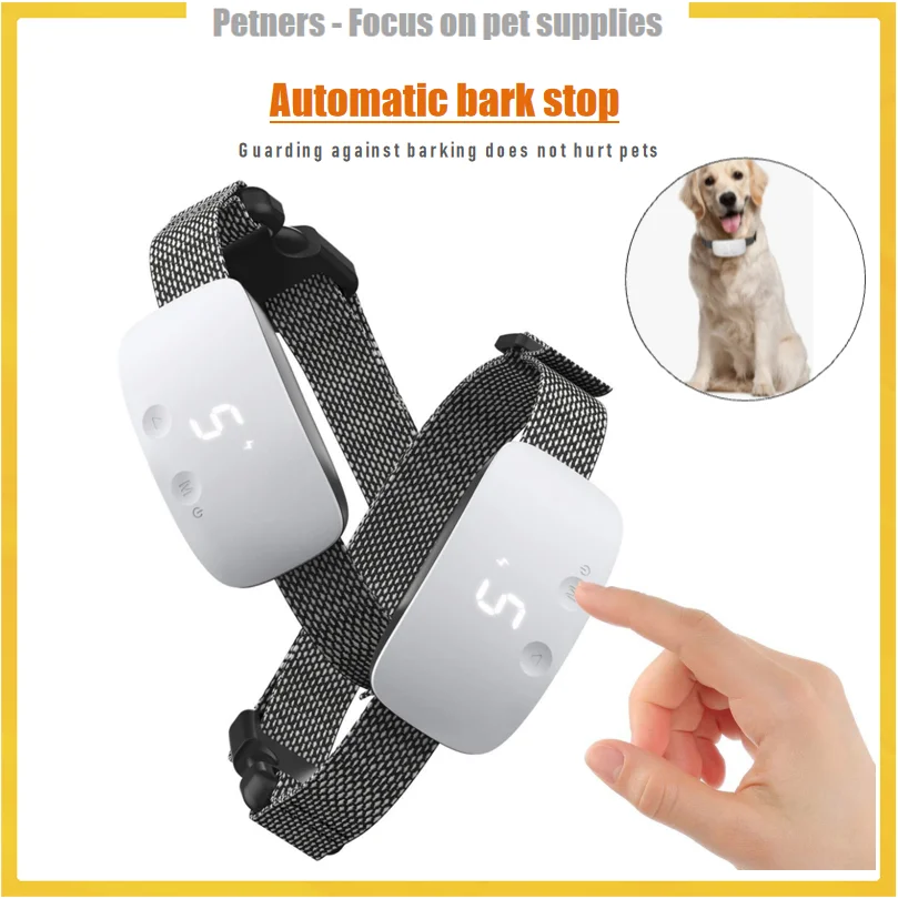 Dog bark training smart collar rechargeable pet anti-bark device suitable for large dogs and small dogs
Dog bark training smart collar rechargeable pet anti-bark device suitable for large dogs and small dogs