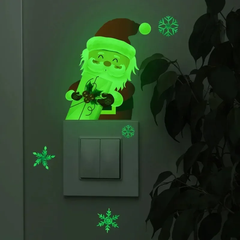 Luminous Santa Claus Switch Sticker Christmas Home Decorations Bedroom Living Room Decor Wallpaper Glow in The Dark Wall Decals
Luminous Santa Claus Switch Sticker Christmas Home Decorations Bedroom Living Room Decor Wallpaper Glow in The Dark Wall Decals