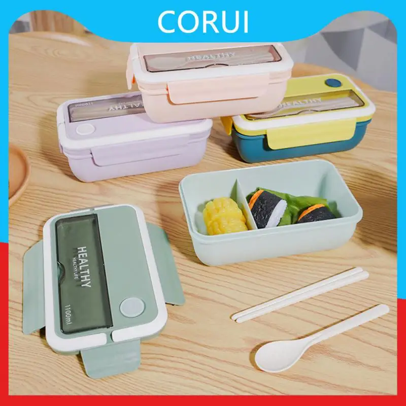 Bento Box New 1pc Food Storage Container With Spoon Chopsticks Microwave Oven Heating Children Student Bento Box Plastic
Bento Box New 1pc Food Storage Container With Spoon Chopsticks Microwave Oven Heating Children Student Bento Box Plastic