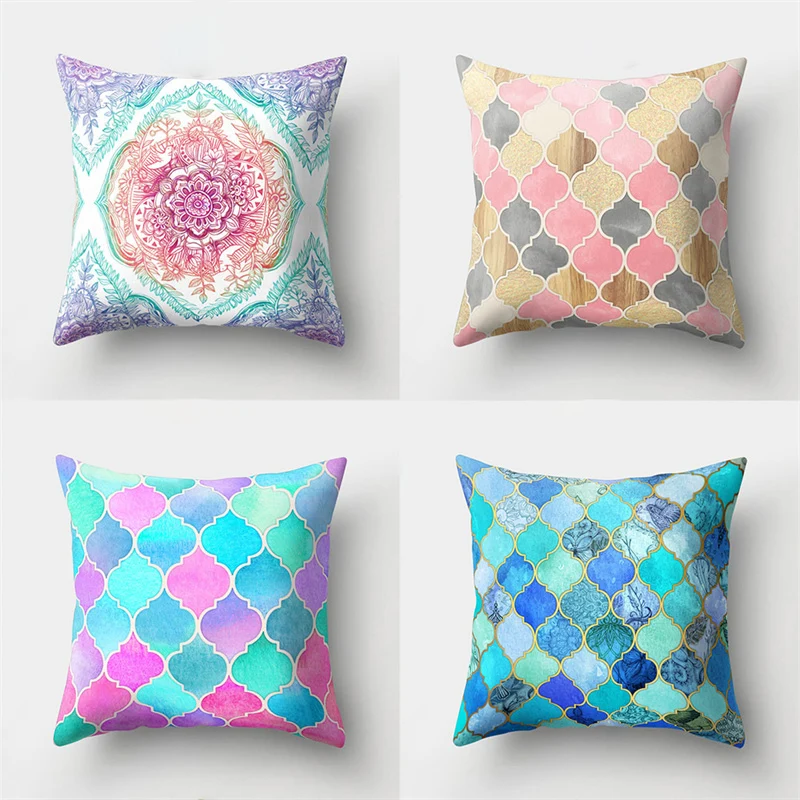 45x45cm Bohemian floral print geometric polyester cushion cover for home living room sofa waist hugging pillowcase
45x45cm Bohemian floral print geometric polyester cushion cover for home living room sofa waist hugging pillowcase