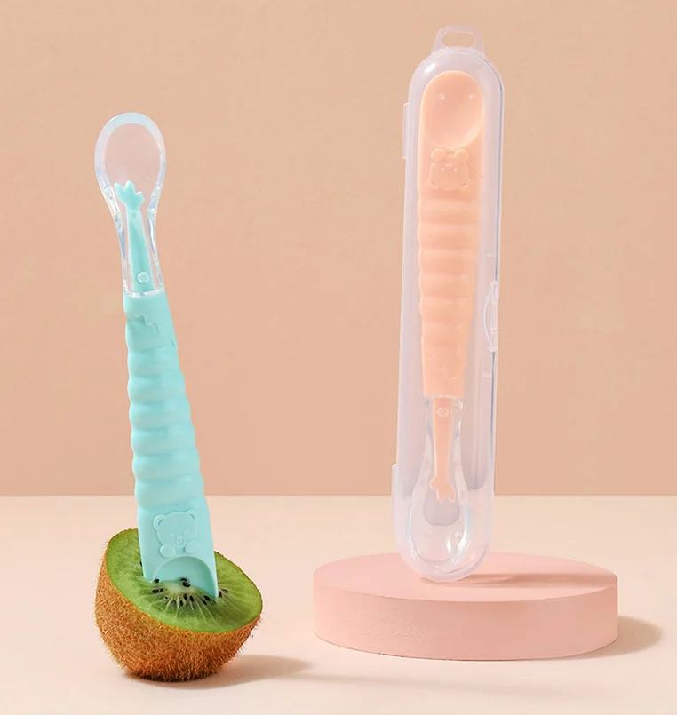 Baby Scraper Apple Puree Spoon Tableware Supplement Food Scraping Mud Double-Headed silicone Kids Fruit Puree Tools
Baby Scraper Apple Puree Spoon Tableware Supplement Food Scraping Mud Double-Headed silicone Kids Fruit Puree Tools