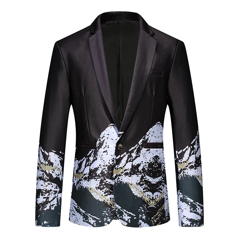 Fashion Printed Men Blazers Slim Fit Casual Suit Jacket Business Social Wedding Dress Coat Office Streetwear Party Costume Homme
Fashion Printed Men Blazers Slim Fit Casual Suit Jacket Business Social Wedding Dress Coat Office Streetwear Party Costume Homme