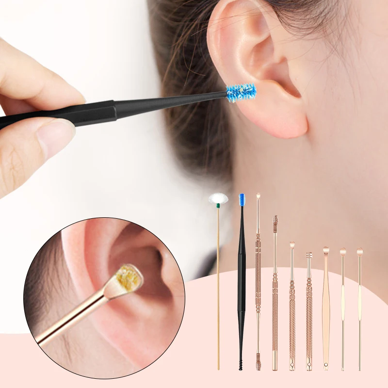 Ear Cleaner Kit Ear Wax Remover Cleaning Ear Pick Earpick Spoon Care Ear Clean Tool for Baby Adults Ear Care Set
Ear Cleaner Kit Ear Wax Remover Cleaning Ear Pick Earpick Spoon Care Ear Clean Tool for Baby Adults Ear Care Set