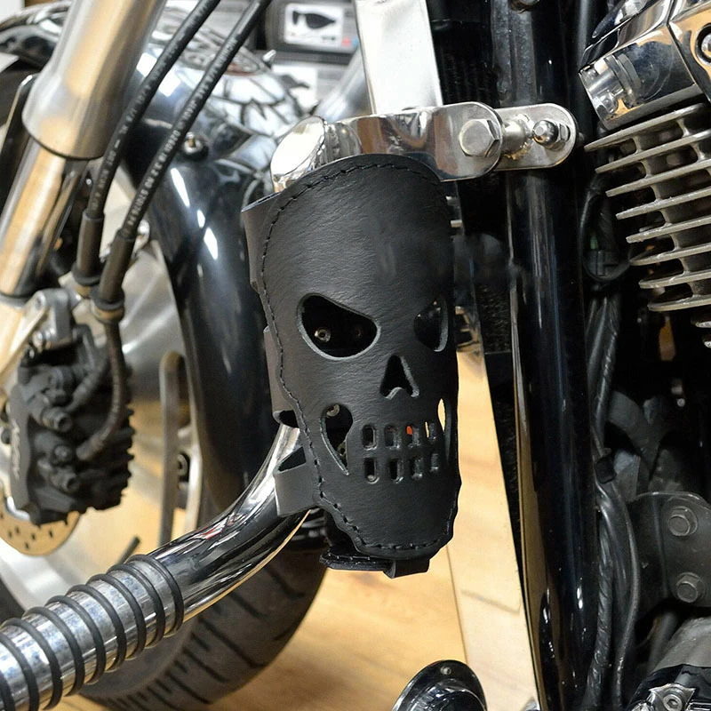 Motorcycle Biker Drink Holder Leather Coffee Water Bottle Cup Holder with Skull Gift Auto Car-styling Bicycles Universal
Motorcycle Biker Drink Holder Leather Coffee Water Bottle Cup Holder with Skull Gift Auto Car-styling Bicycles Universal