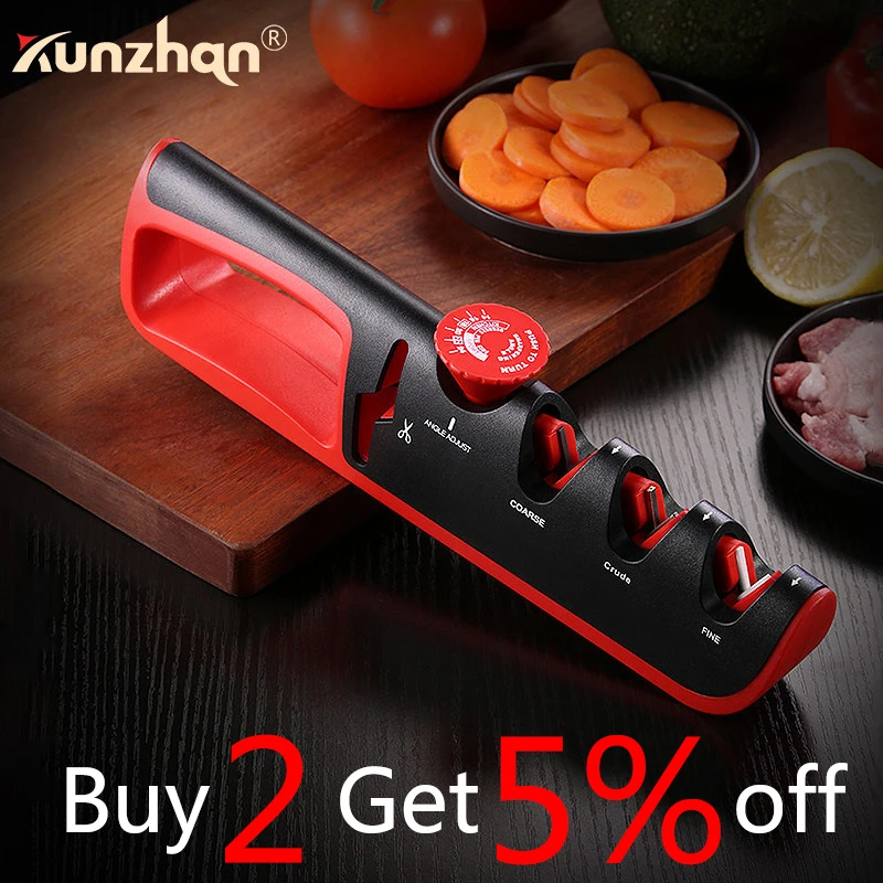 4 in 1 Stainless steel adjustable sharpener four-in-one kitchen multifunctional household quick-edging sharpening stone hot sale
4 in 1 Stainless steel adjustable sharpener four-in-one kitchen multifunctional household quick-edging sharpening stone hot sale