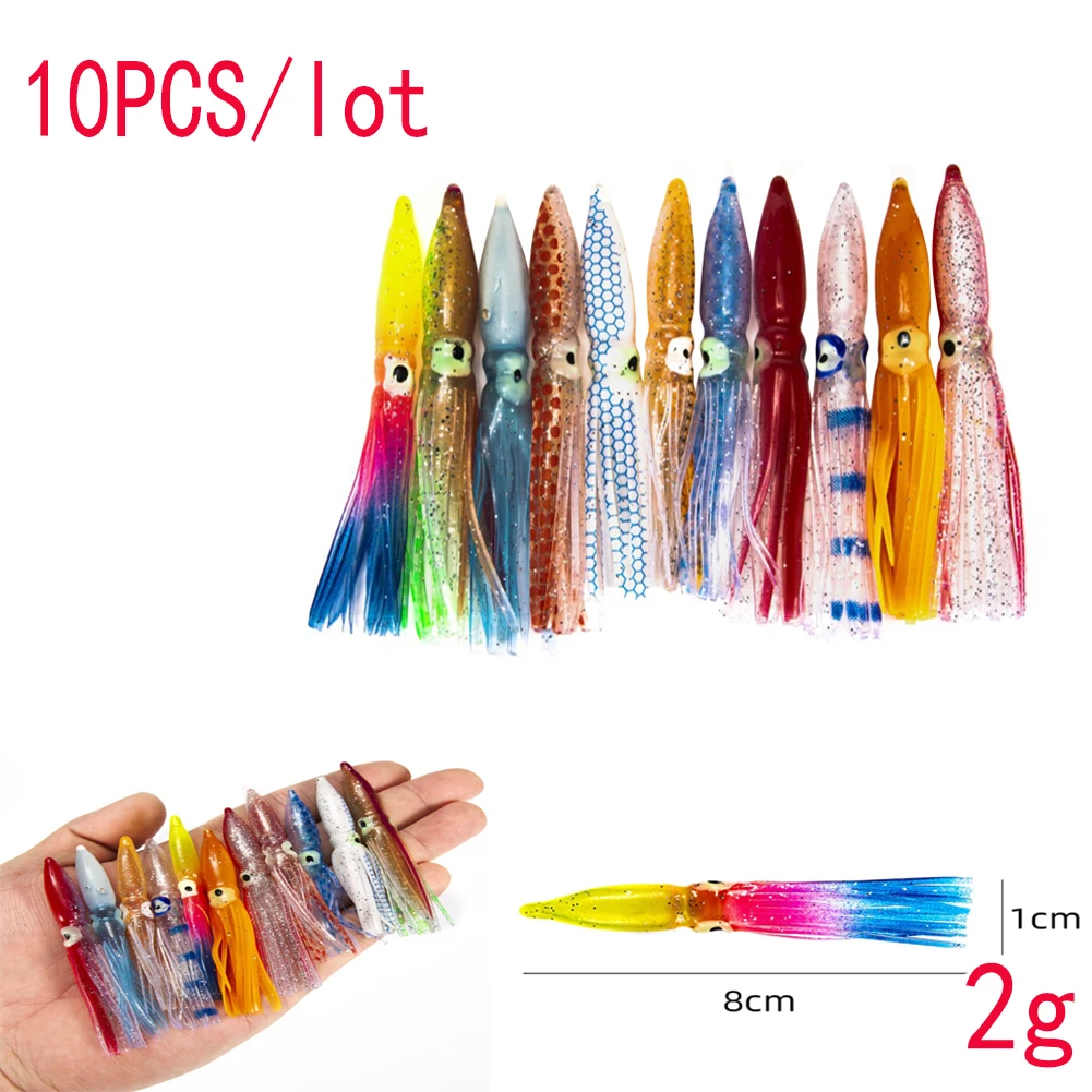 30PCS 8cm Simulation Squid Skirts Bionic Fishing Lures Crankbait Artificial Wobbler Soft Bait Fishing Tackle Tuna Sailfish Baits
30PCS 8cm Simulation Squid Skirts Bionic Fishing Lures Crankbait Artificial Wobbler Soft Bait Fishing Tackle Tuna Sailfish Baits