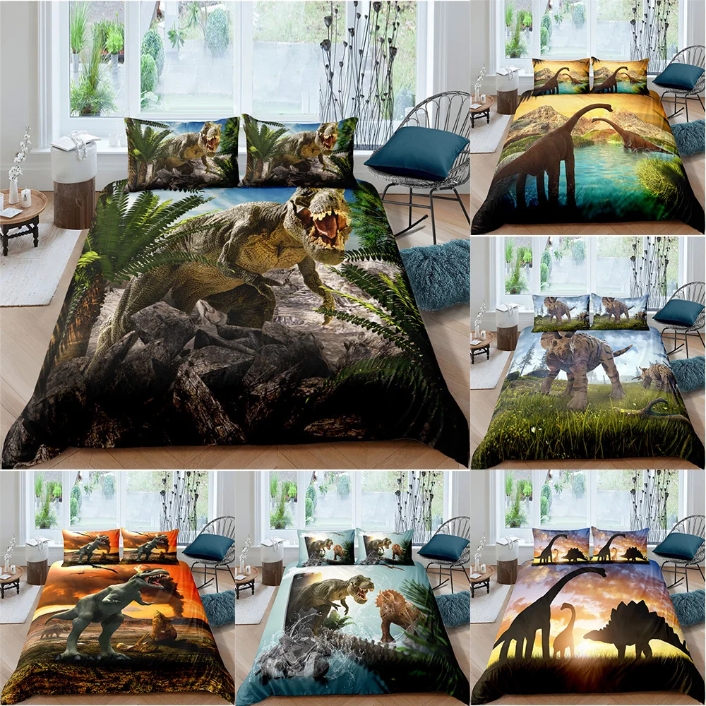 Dinosaur Duvet Cover Quilt Cover Animal 3D Bedding Set Duvet Covers Set 2/3pcs Bedding Cover With Pillow Case
Dinosaur Duvet Cover Quilt Cover Animal 3D Bedding Set Duvet Covers Set 2/3pcs Bedding Cover With Pillow Case