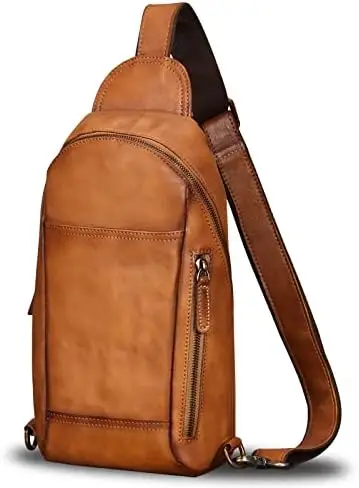 Кожаная сумка-слинг для мужчин, походный рюкзак через плечо, винтажная нагрудная сумочка ручной работы, забавная
Кожаная сумка-слинг для мужчин, походный рюкзак через плечо, винтажная нагрудная сумочка ручной работы, забавная